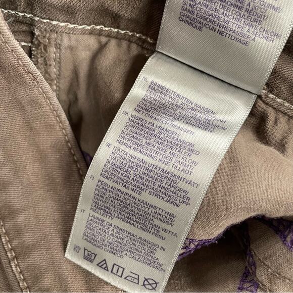 NYDJ Brown Rachel Roll Cuff Ankle Jeans Lift Tuck Technology Womens 10 Stretchy - Picture 6 of 15